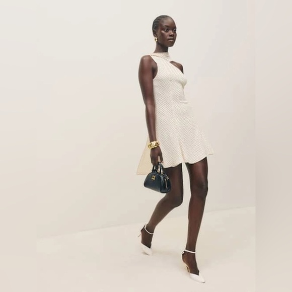 REFORMATION NWT Rossi Mini Dress in Allegra 00 - Picture 4 of 12